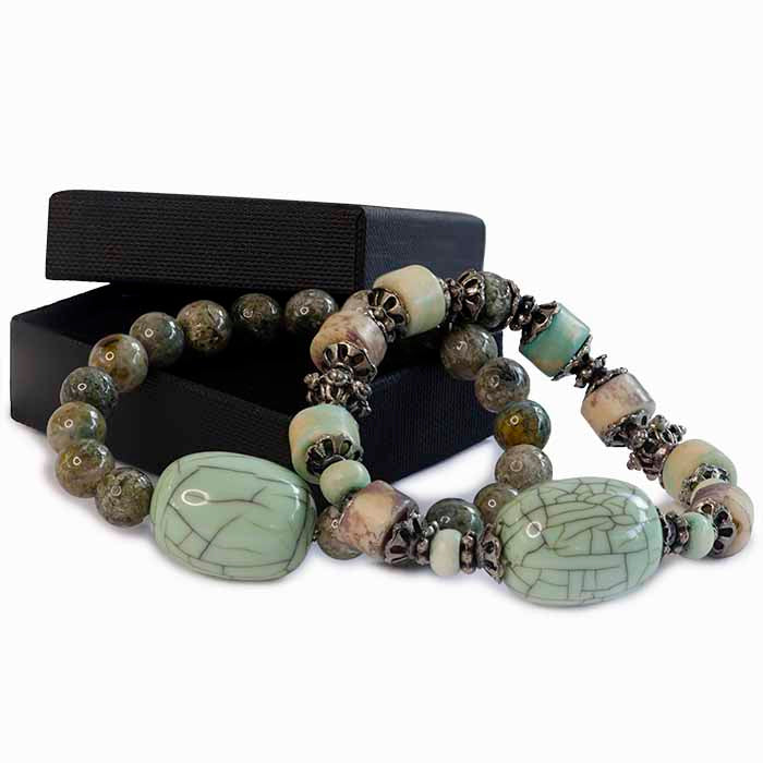 Healing Bracelets With Gemstones, Pearls and Charms