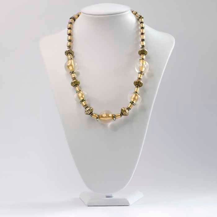 Beaded Golden Necklace